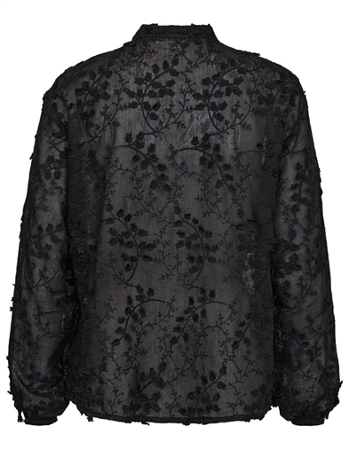 Co'Couture - Isak CC Emroidery Skjorte - Black